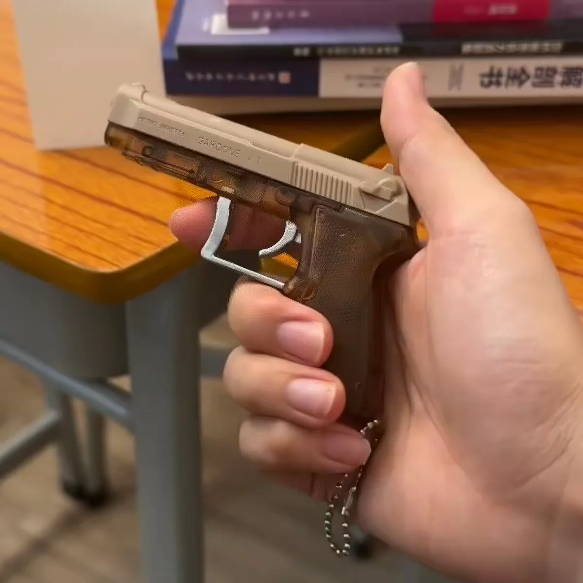 Shock Pen Prank Toy - Llavero de pistola de juguete para