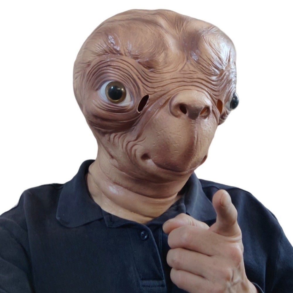 Latex Alien Mask Realistic - Máscara de látex realista de ET