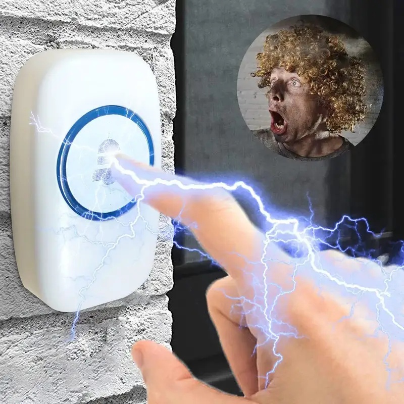 Shock Pen Prank Toy - Timbre de broma con descarga eléctrica,