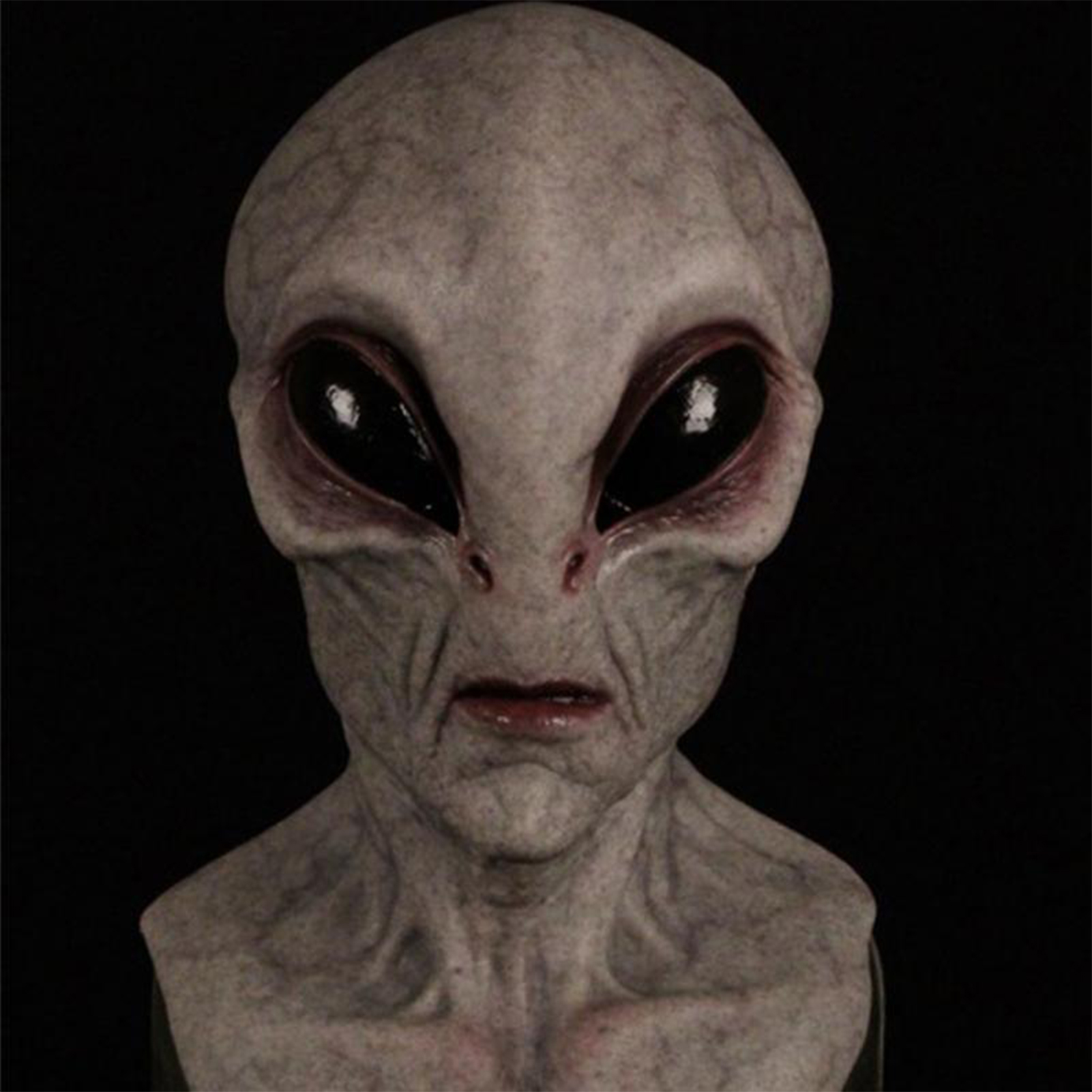 Latex Alien Mask Realistic - Máscara de alien terrorífica, realista, de