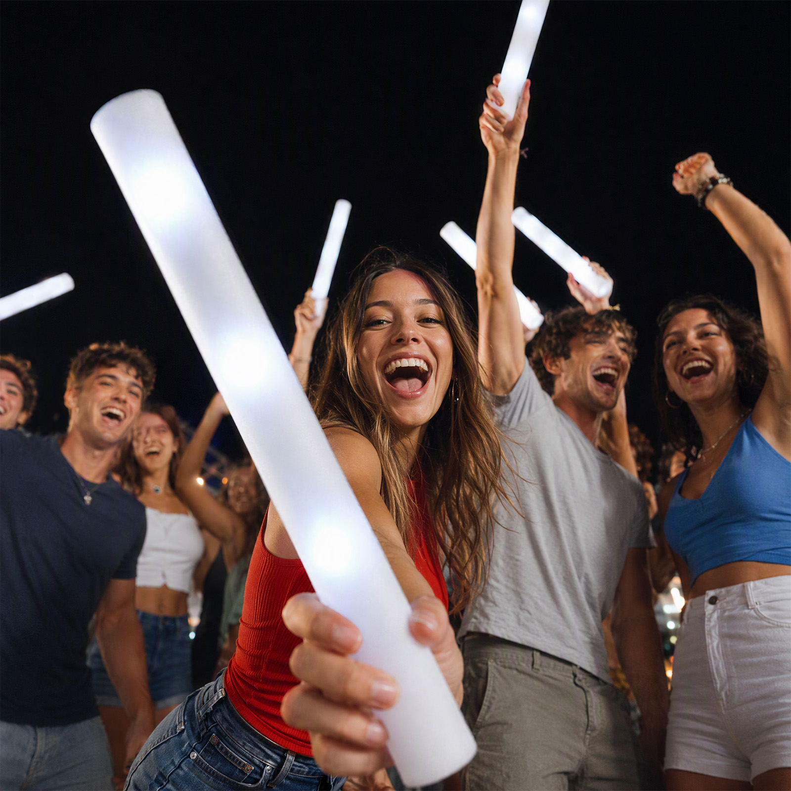 Flashing Led Foam Sticks Party - Barras de luz LED de espuma