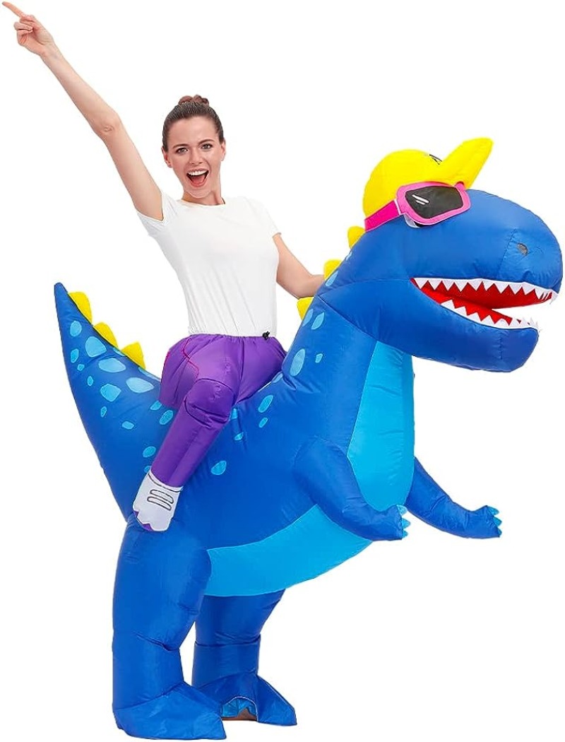 Inflatable Dinosaur Costume Adult - Disfraz Inflable de Dinosaurio para Adultos,