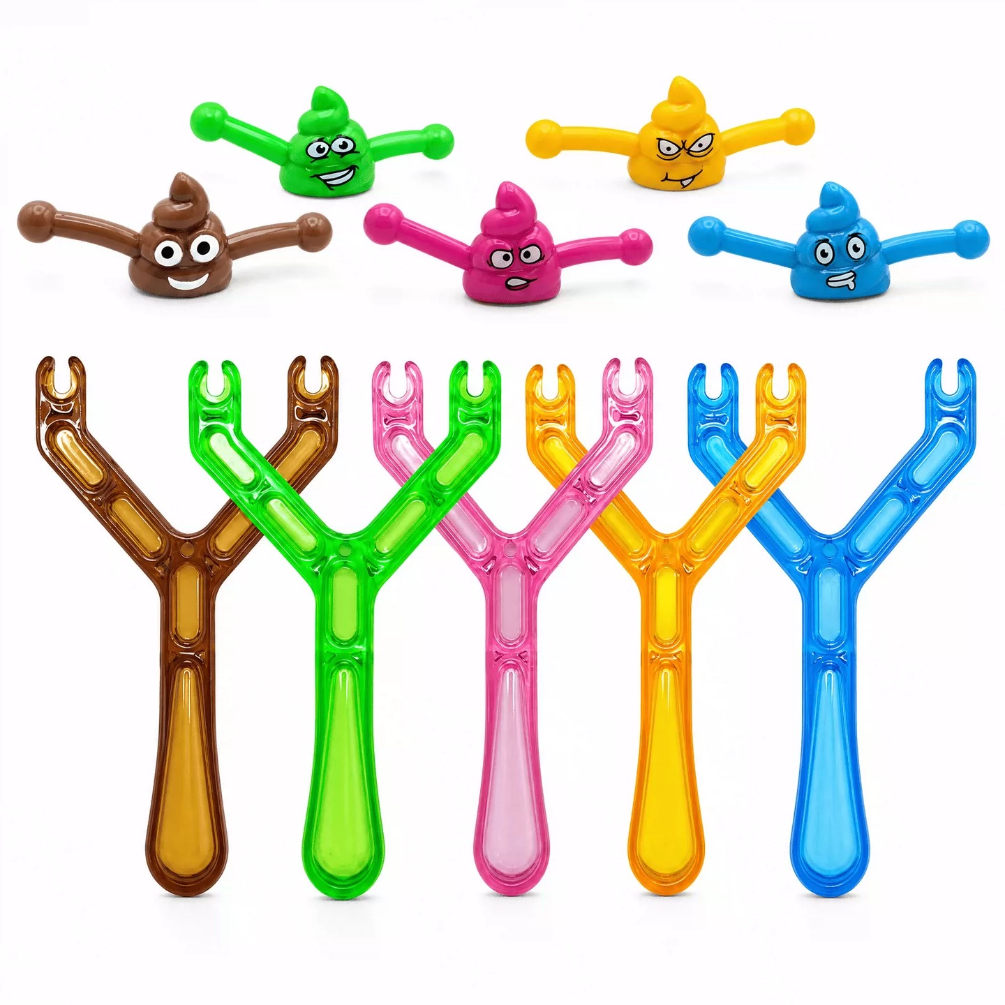 5 unidades de tirachinas con f - Fake Poop Gag Gift reseña y precio