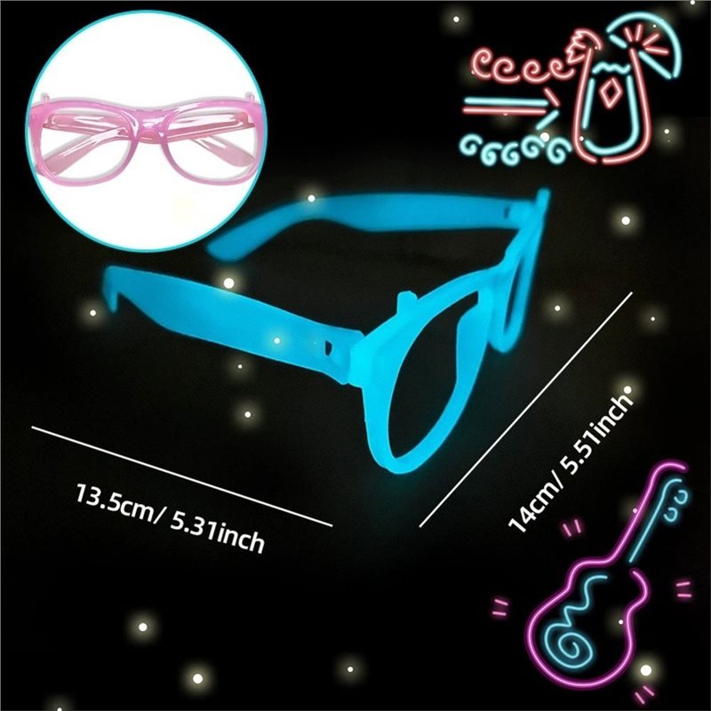 DTA4-20 unidades de gafas de n - Glow In The Dark Party Glasses reseña y precio