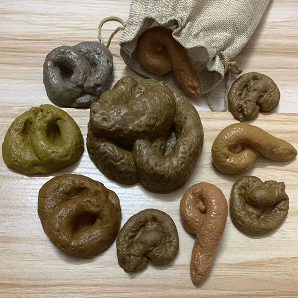 Set de 10 unidades de caca fal - Fake Poop Gag Gift reseña y precio