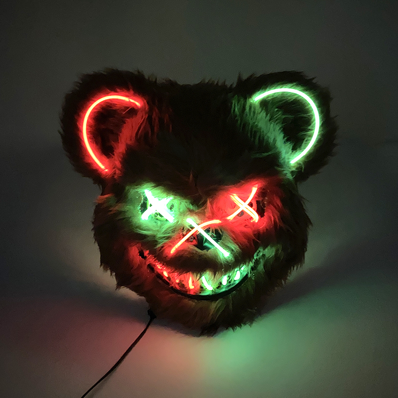 Máscara de Animal de terror co - Led Purge Mask Halloween reseña y precio