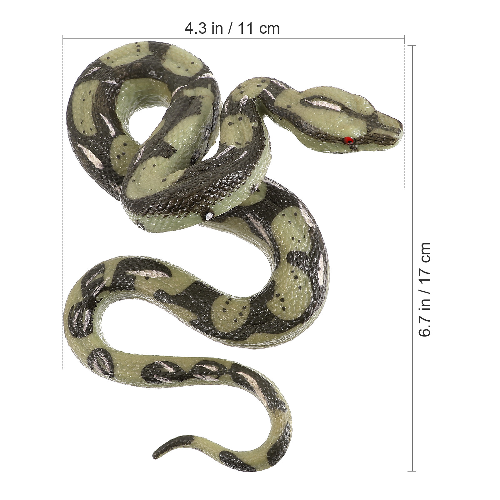 Serpiente grande de alta simul - Prank Toys reseña y precio