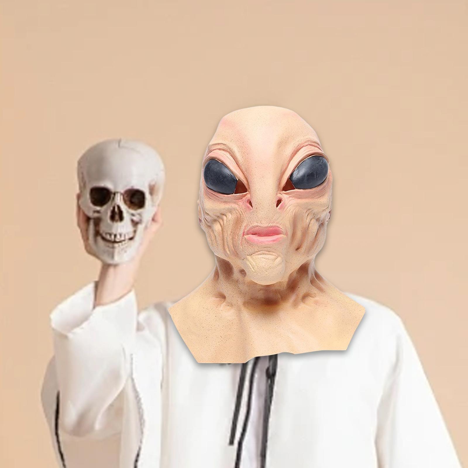 Máscara alienígena de látex qu - Latex Alien Mask Realistic reseña y precio