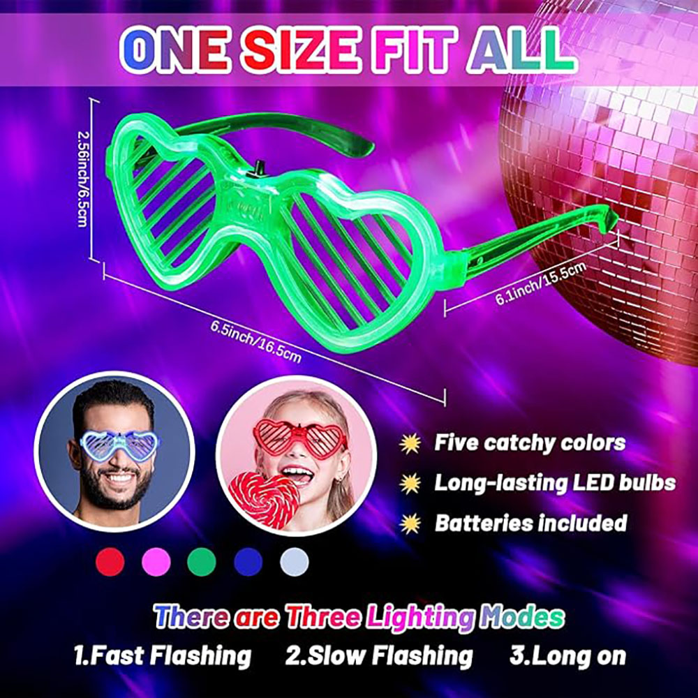 5/10/15/20/30 Uds. Gafas de fi - Glow In The Dark Party Glasses reseña y precio