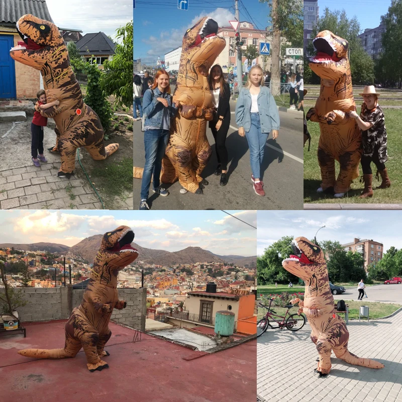 Disfraz de dinosaurio inflable - Inflatable Dinosaur Costume Adult reseña y precio