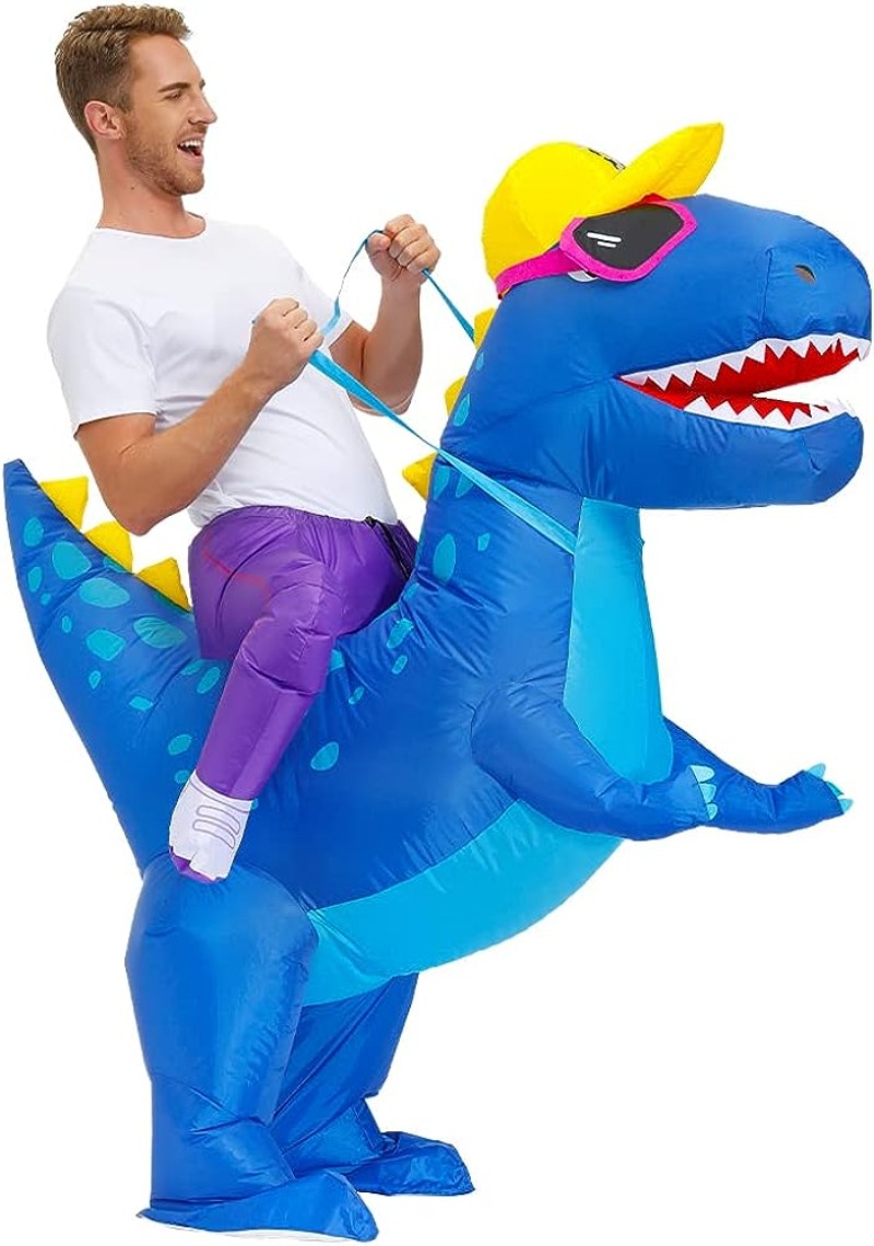 Disfraz Inflable de Dinosaurio - Inflatable Dinosaur Costume Adult reseña y precio
