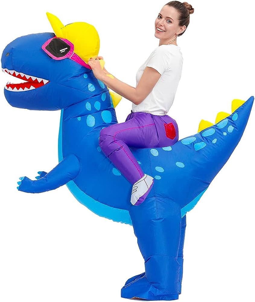 Disfraz Inflable de Dinosaurio - Inflatable Dinosaur Costume Adult reseña y precio