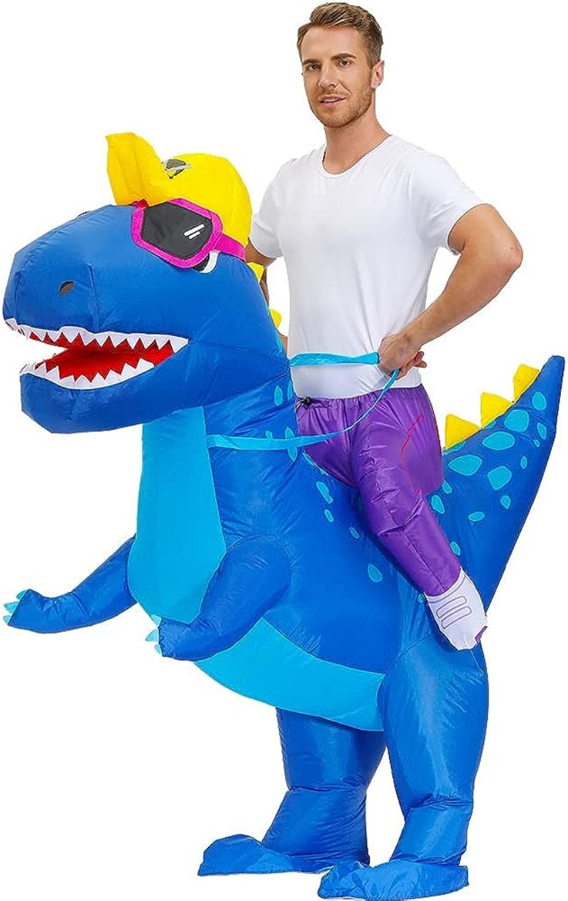 Disfraz Inflable de Dinosaurio - Inflatable Dinosaur Costume Adult reseña y precio